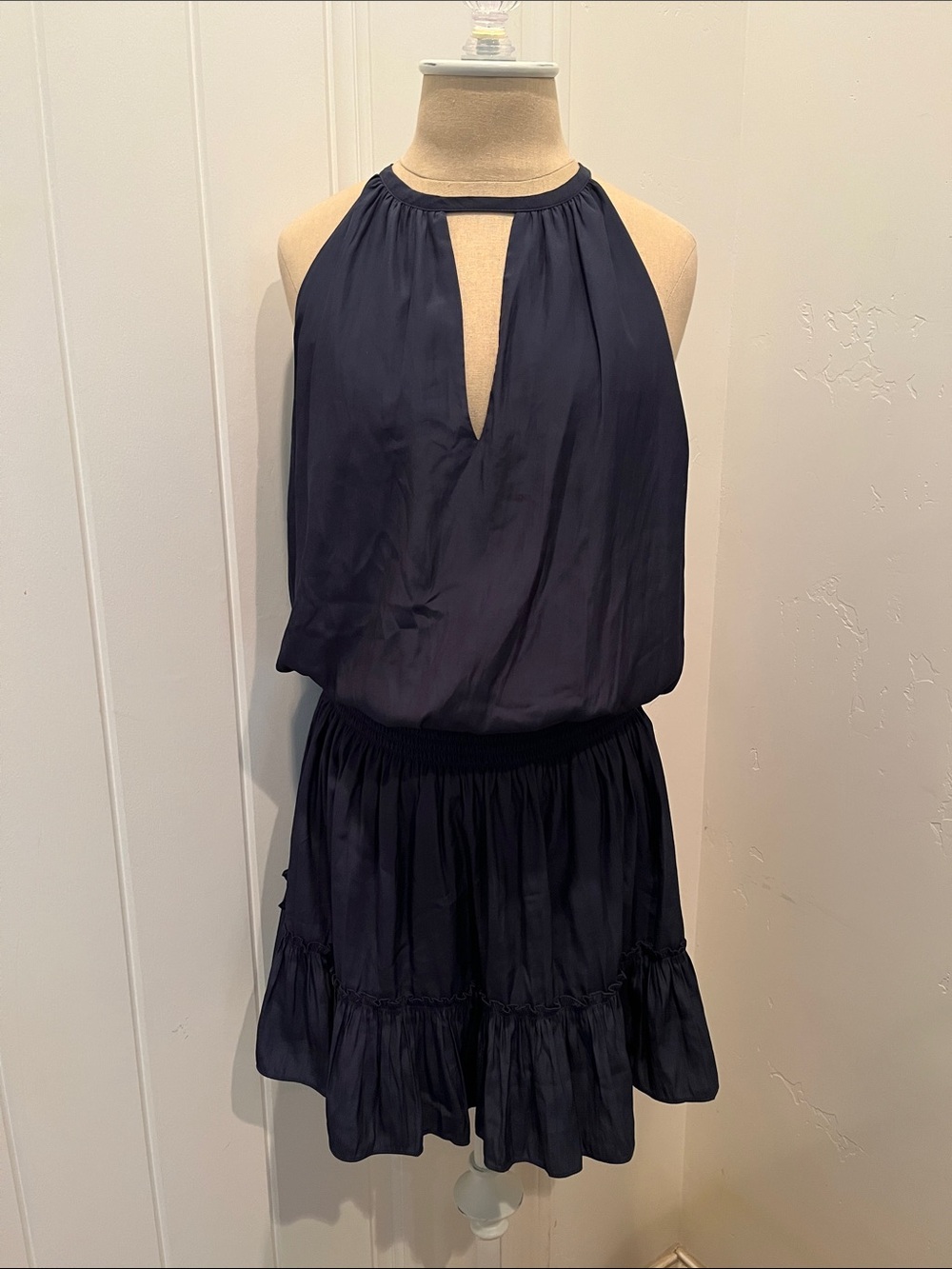 Ramy Brook Halter Neck Navy Women's Dress